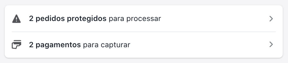 Tarefas de proteção contra fraude em Início