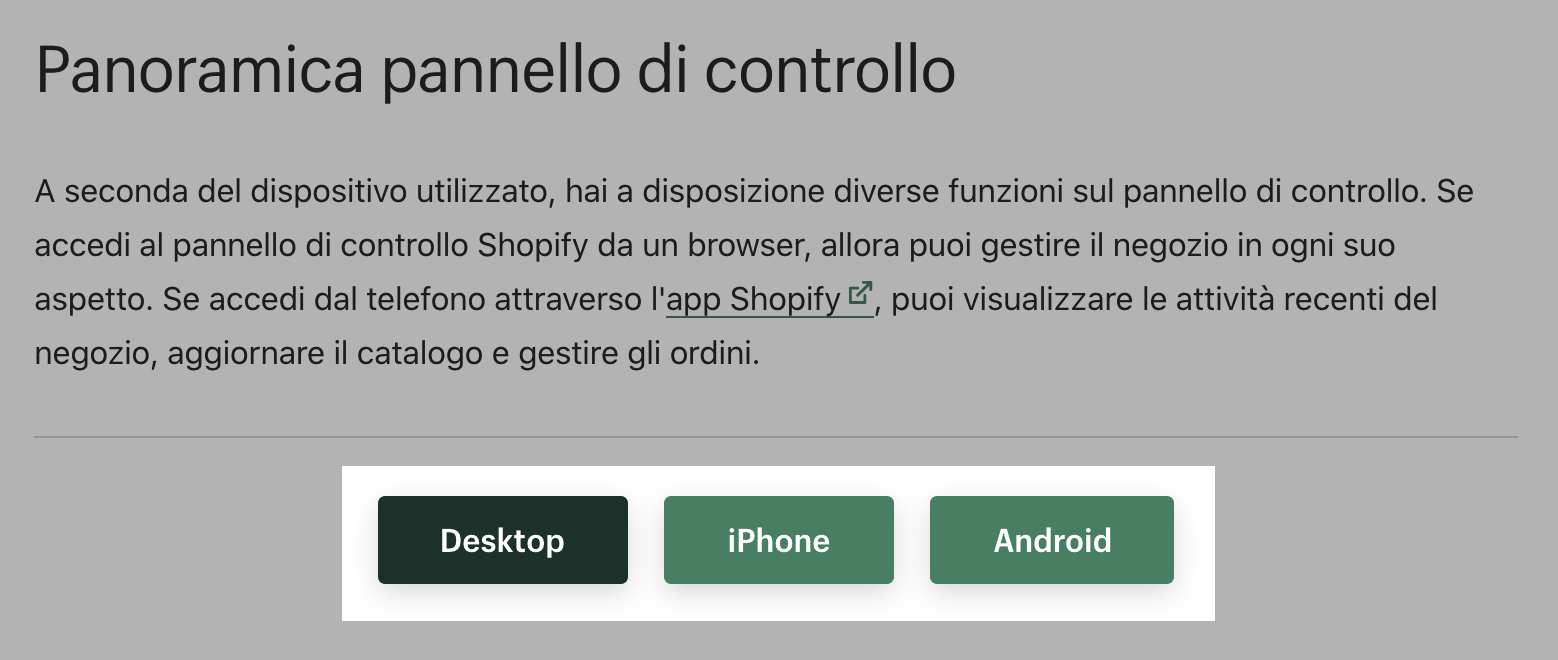 Shopify app - page level buttons