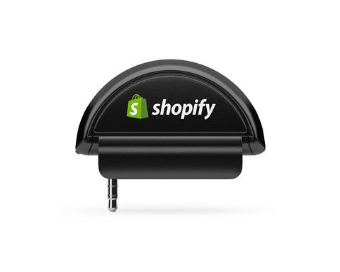Shopify POS -字母卡的一个带磁性的音频插孔