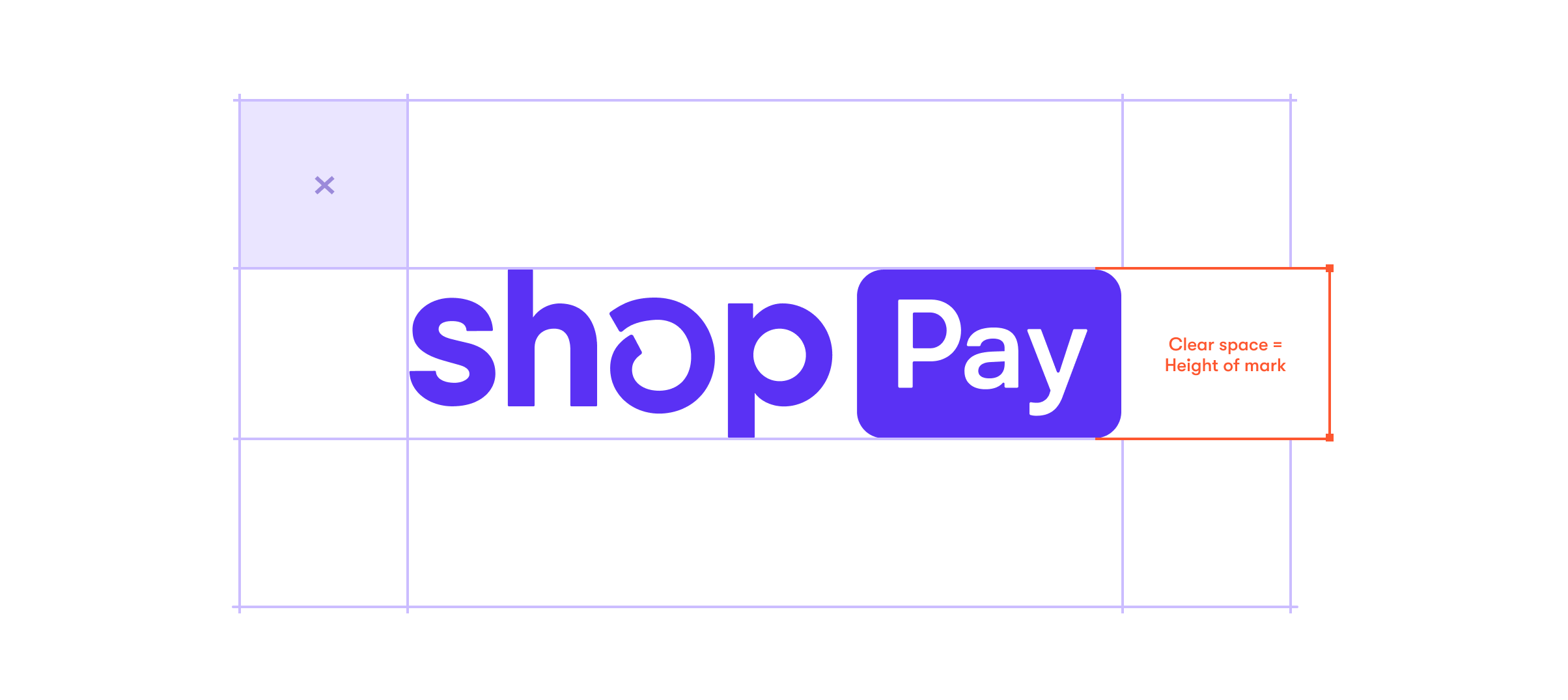 Shop Pay minimum size logo example